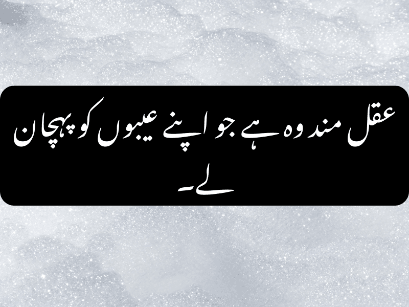 Hazrat Ali quote on self-awareness