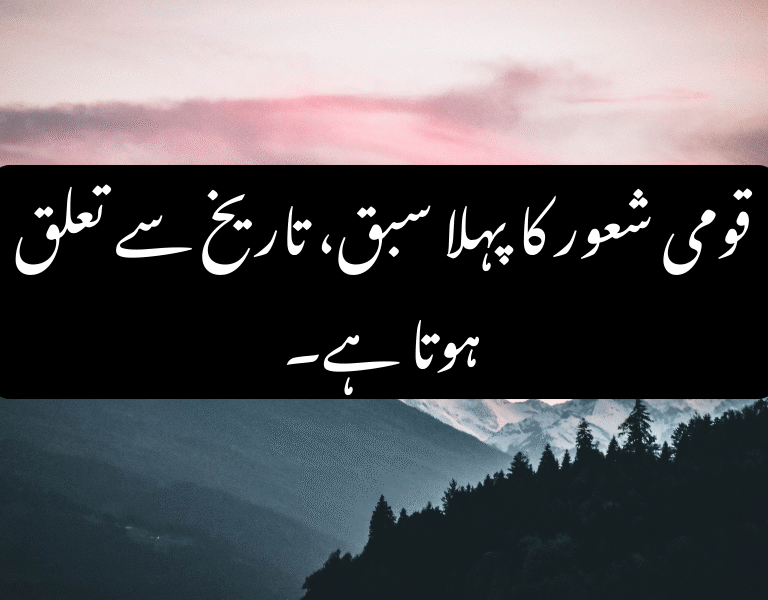 Urdu Quotes About National Memory and History Urdu Quotes About National Memory and History